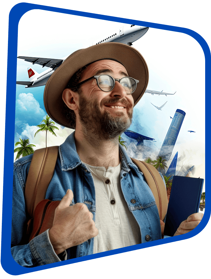 Traveller ready for a smooth visa journey